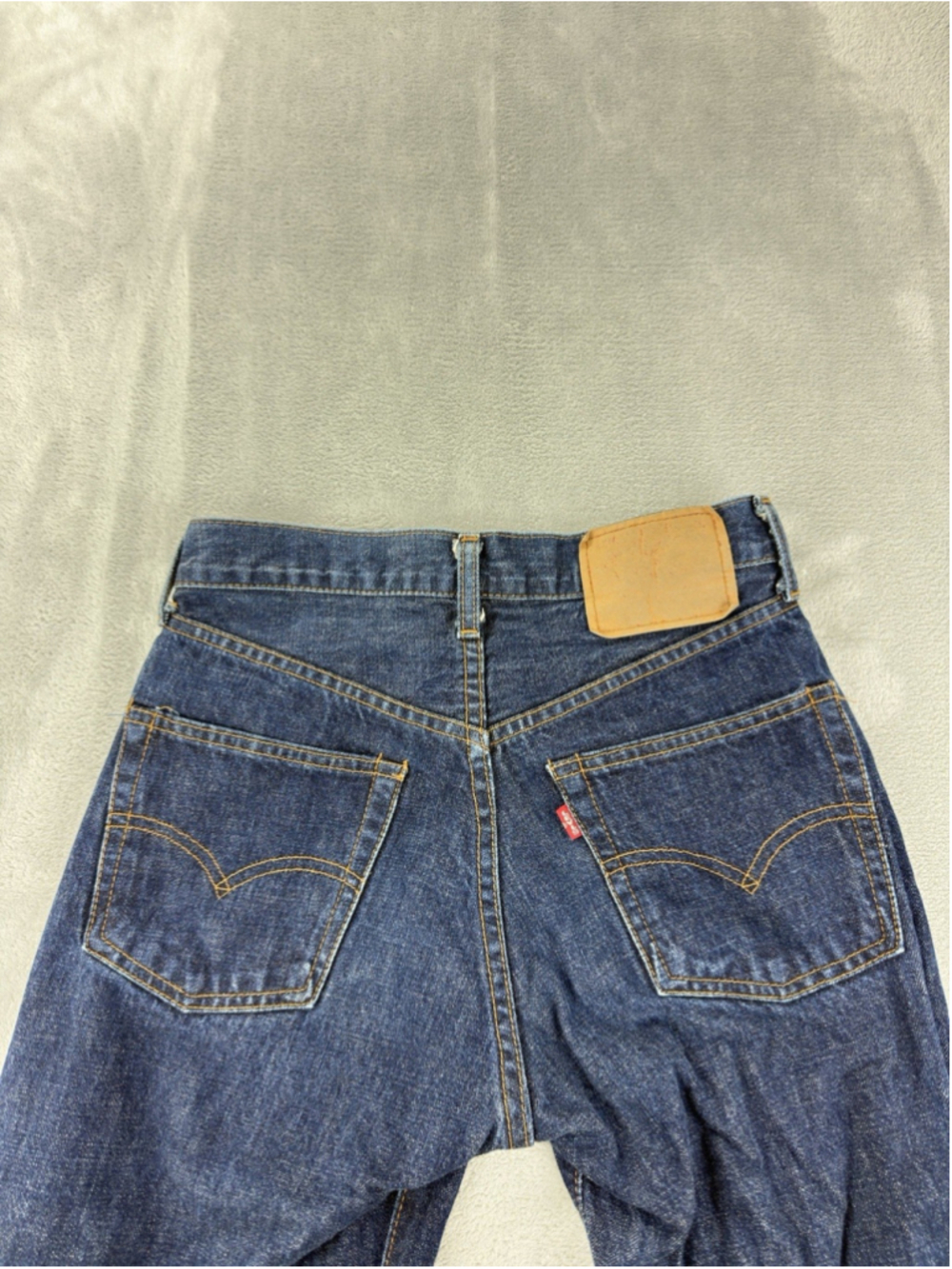 Vintage Levi's 702xx Red Selvedge Made In Japan Men Size 27 W X 33 L Zipper Fly - Picture 11 of 11